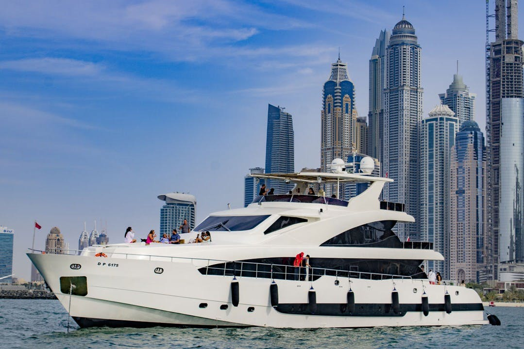 Dubai Harbor: Superyacht Experience with Live Music & Drinks - Photo 1 of 8